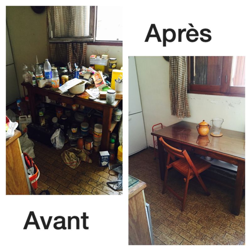 décapage cuisine d'un appartement insalubre à Marseille 13001